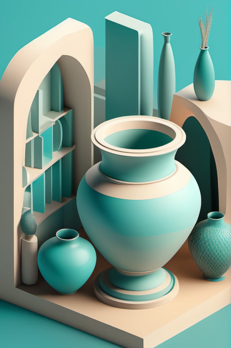 <lora:Isometric Cutaway:1>,
Isometric Cutaway ,
An Image illustrating a beige vase
The background shows a teal color ocean